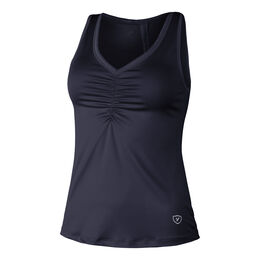 Bubble Tank-Top Damen-Blau