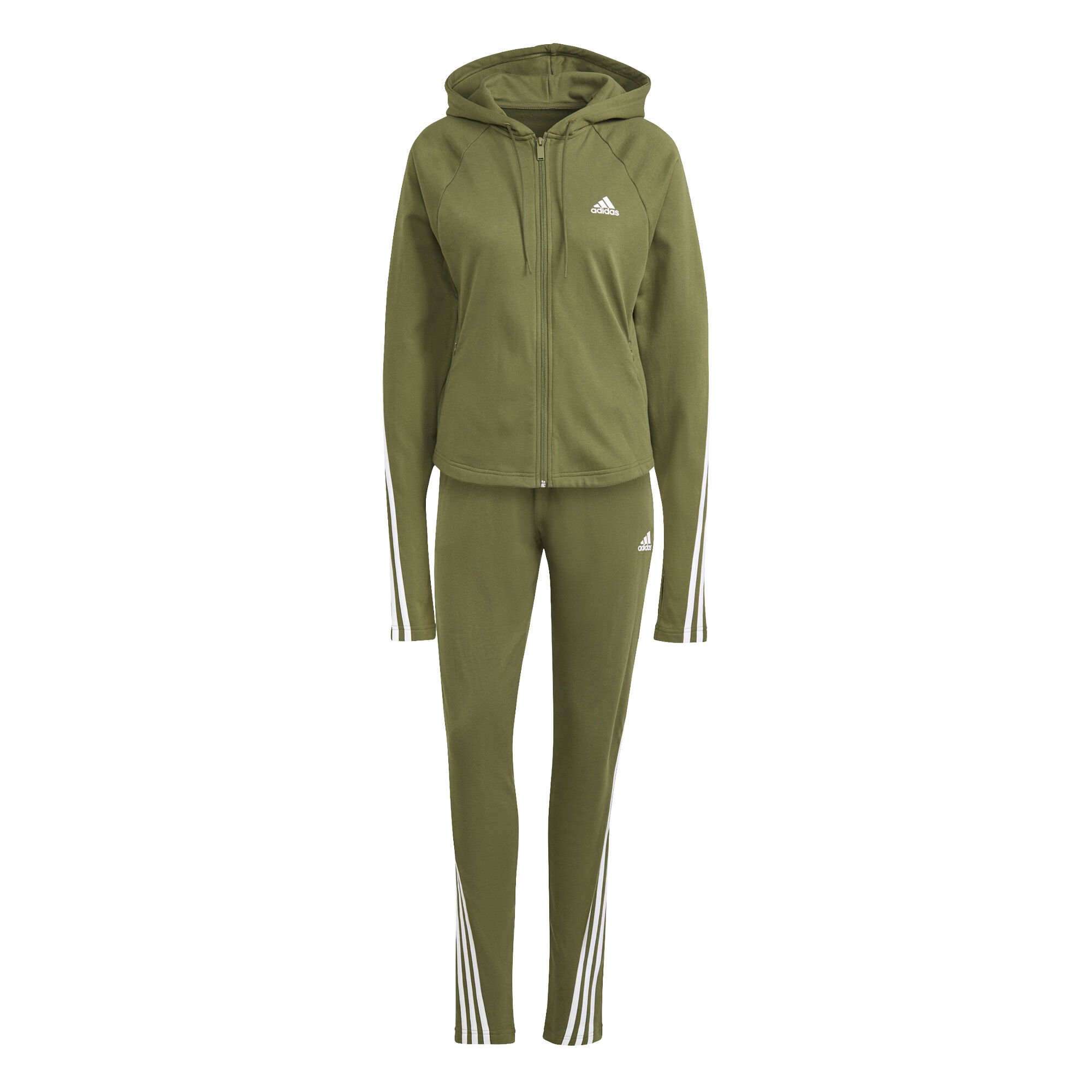 adidas Energiz Trainingsanzug Damen Oliv, Weiß online kaufen Center
