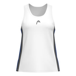 Club 25 Tech Tank-Top Damen-Wei&szlig;,Dunkelblau