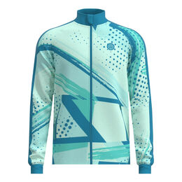 Good Vibes Printed Trainingsjacke Herren-Petrol,Mint