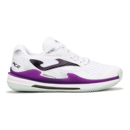 Ace Sandplatzschuh Damen-Weiß,Lila