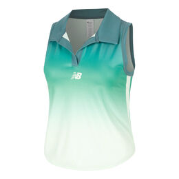 Printed Collared Tournament Tank