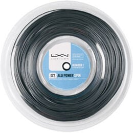 Alu Power Spin Saitenrolle 220m-Silber