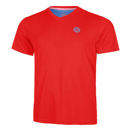 Crew Inside Out V-Neck T-Shirt Herren - rot