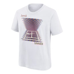 Jannik Sinner T-Shirt Herren-Wei&szlig;