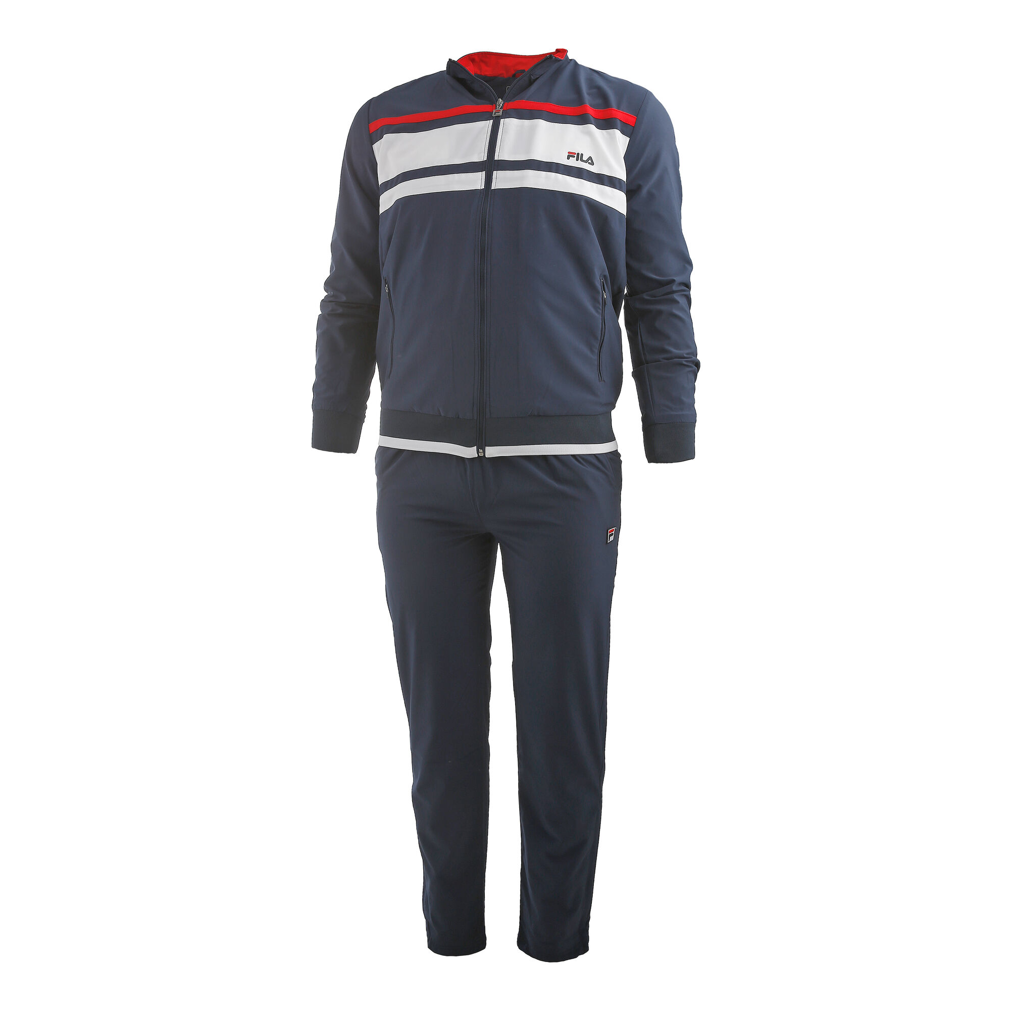 Fila Theo Trainingsanzug Herren Dunkelblau, Weiß online kaufen Center