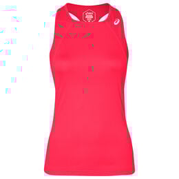 Club Tank-Top Damen-Koralle,Weiß