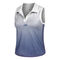 Printed Collared Tournament Tank