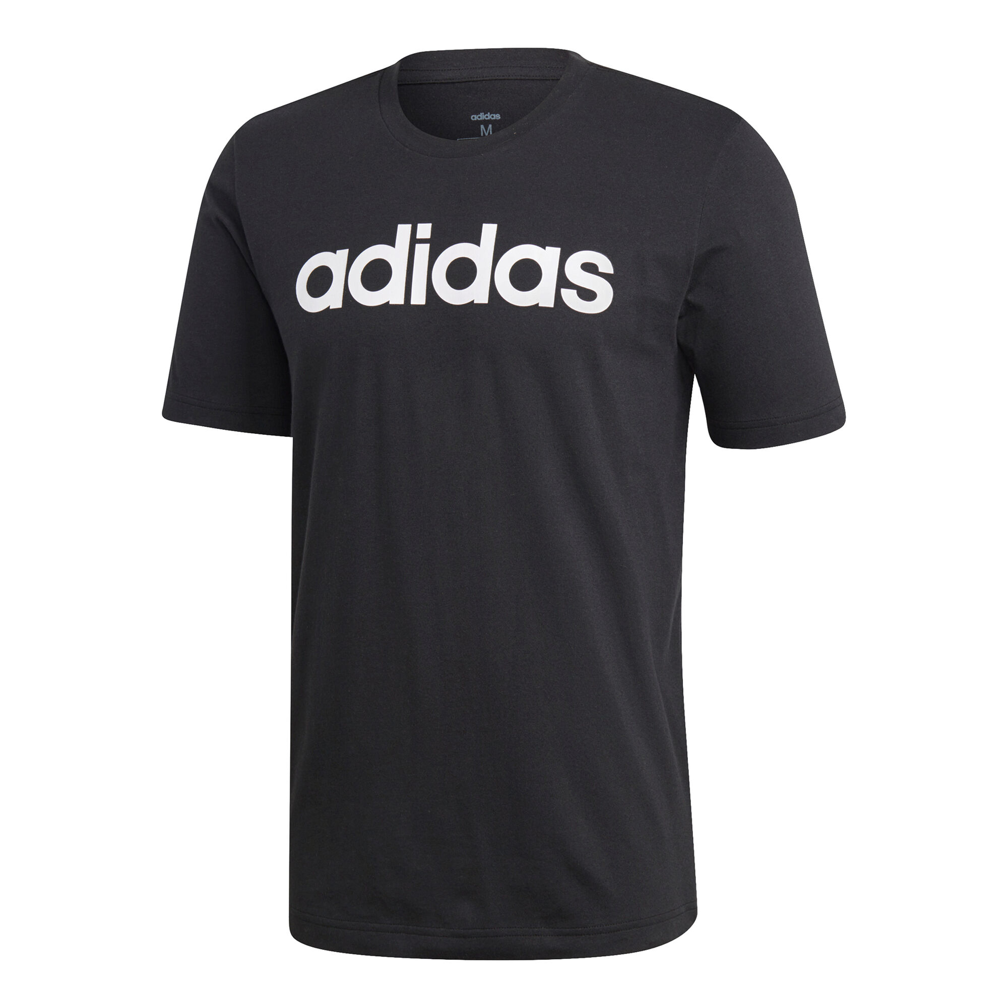 adidas Essentials Linear T-Shirt Herren - Schwarz, Weiß online kaufen | CenterCourt.de