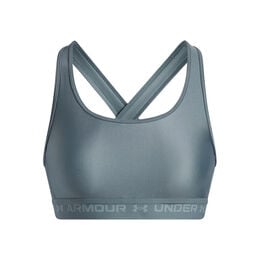 Crossback Mid Sport-BH Damen - oliv, 