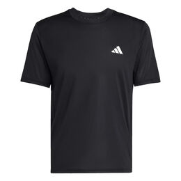 Basic T-Shirt Herren-schwarz