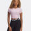 Ua Rival Rib Baby Tee-Blk