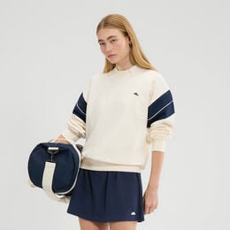 Calgary Sweatshirt Damen - creme, dunkelblau