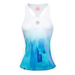 Yaka Tech Tank-Top Damen-Weiß,Hellblau