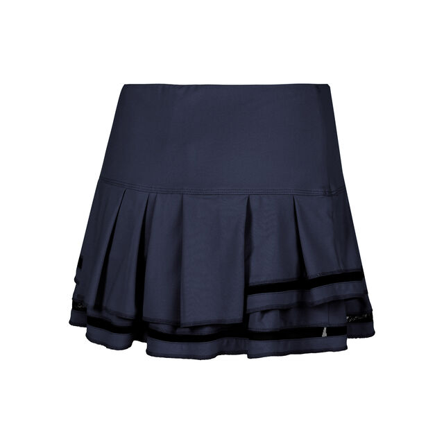 Long Pleat Tier Skirt