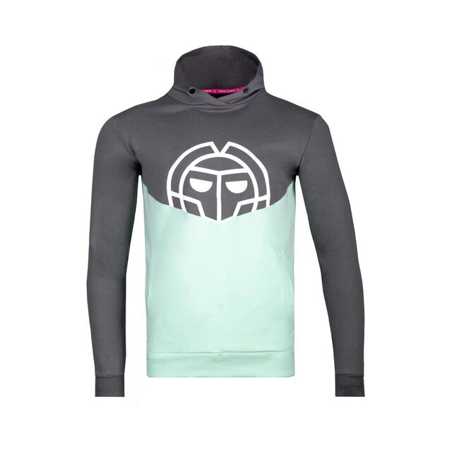 Bassem Lifestyle Hoody - dark grey/ mint