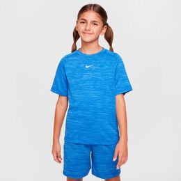 Dri-FIT Multi Heather T-Shirt Kinder-blau, wei&szlig;