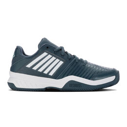 Court Express Sandplatzschuh Herren-Petrol,Weiß