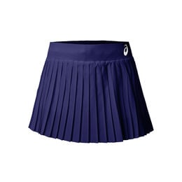 Match Pleats Rock Damen-Dunkelblau