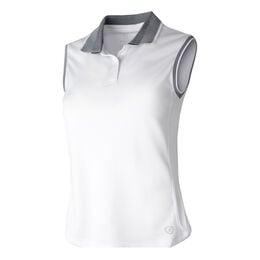 American Alva Polo Damen-Weiß,Grau