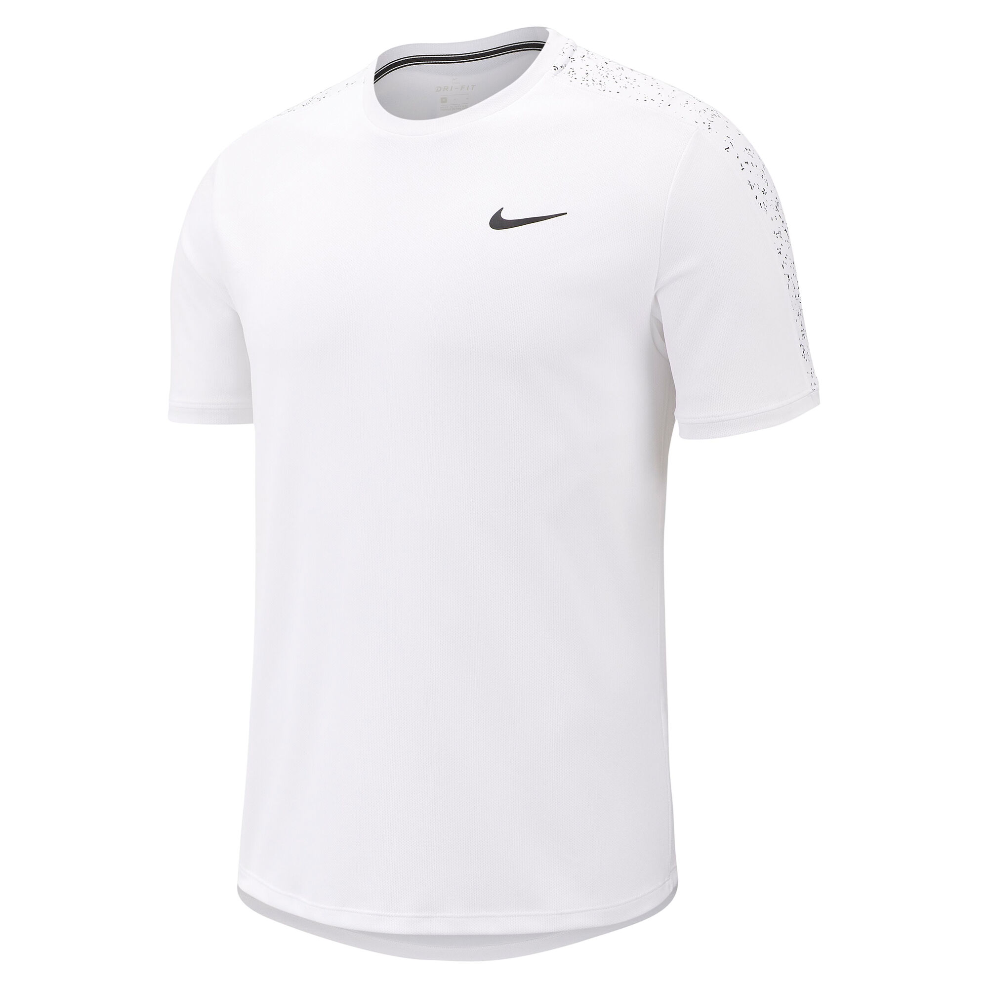 Nike Court Dri Fit Graphic T Shirt Herren Weiß Schwarz online kaufen