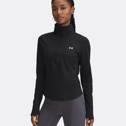 Motion Half-Zip Longsleeve Damen-Schwarz