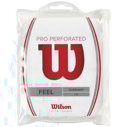 Pro Overgrip Perforated 12er Pack-Weiß