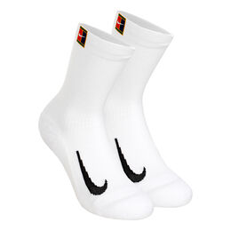 Court Multiplier Cushioned Tennissocken 2er Pack-Weiß,Schwarz