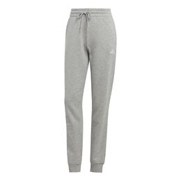 Essentials Linear French Terry Cuffed Trainingshose Damen-Hellgrau,Weiß