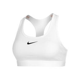 Swoosh Medium Sport-BH Damen-Wei&szlig;