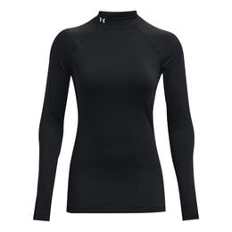 Coldgear Authentics Mockneck Longsleeve Damen-Schwarz