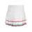 Long Borderline Smocked Skirt