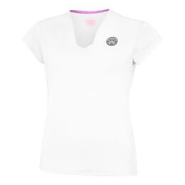 Crew V-Neck T-Shirt Damen-Wei&szlig;