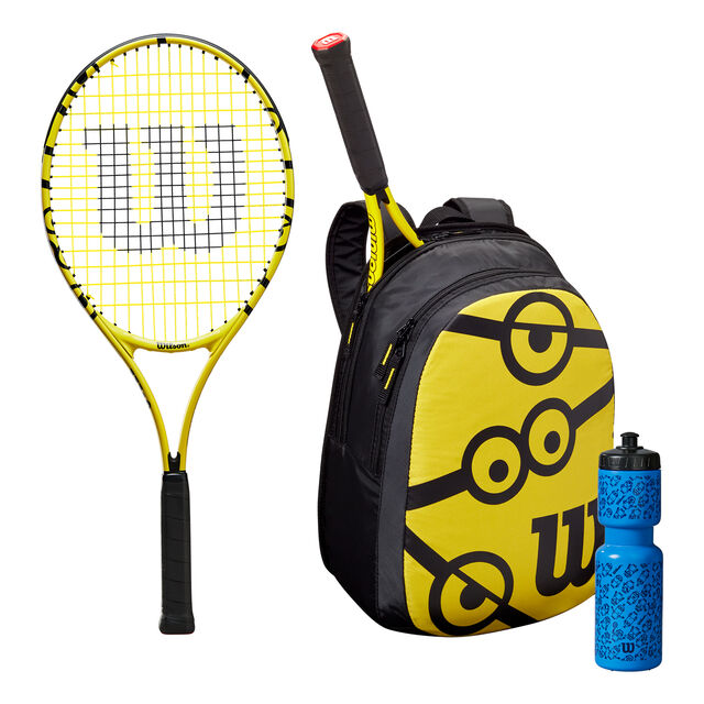 MINIONS TNS RKT 25/BACKPACK/BOTTLE - KIT