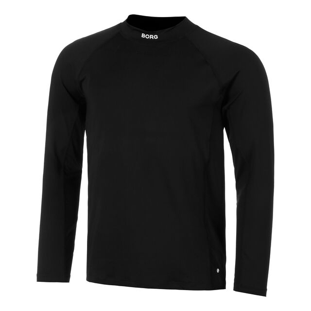 Borg Mock Neck Ls T-Shirt