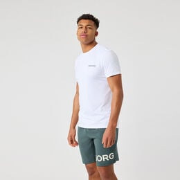 Graphic T-Shirt Herren-weiß