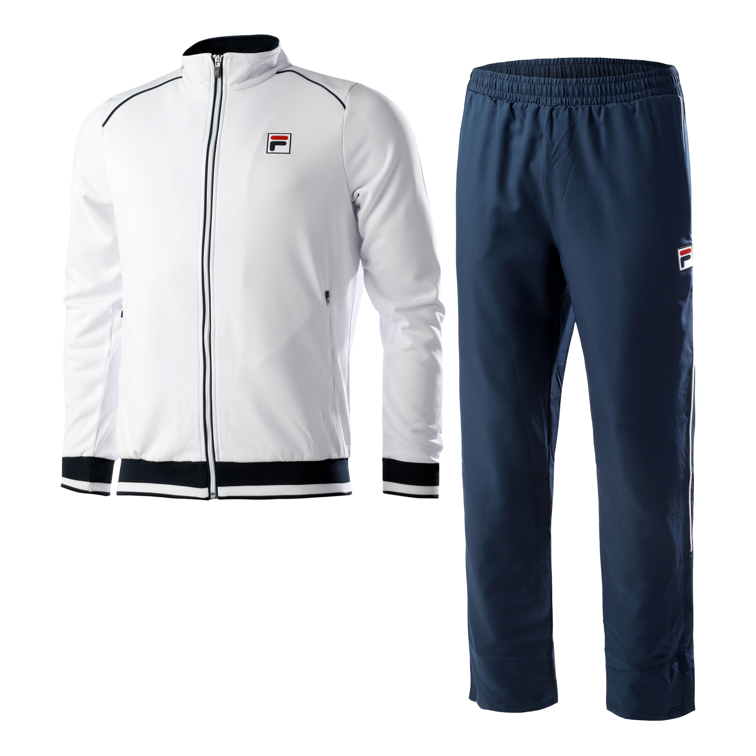 Fila Ben Trainingsanzug Herren WeiB Blau online kaufen Center Court DE
