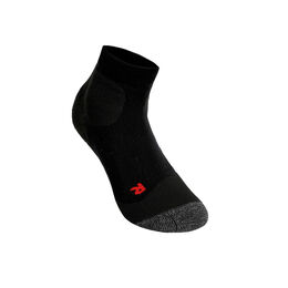 TE2 Short Tennissocken Damen-Schwarz,Dunkelgrau