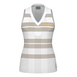 Performance Tank-Top Damen-Wei&szlig;,Beige