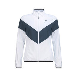 Club 22 Trainingsjacke Mädchen - weiß, dunkelblau