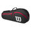 ADVANTAGE 2025 3PK RACKET BAG BLACK