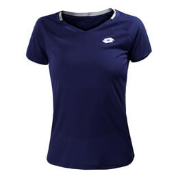 Squadra II PL T-Shirt Damen - dunkelblau, weiß
