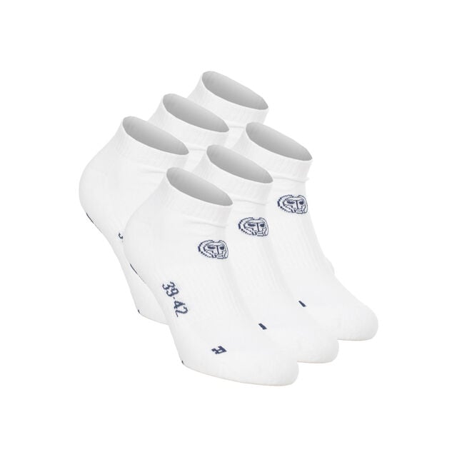 No Party XXL No Show Move Socks 6 Pack - black