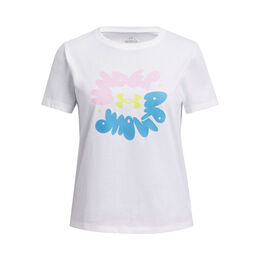 Bubble T-Shirt Mädchen-Weiß