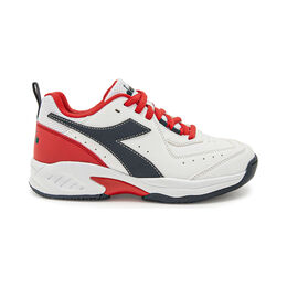 S. Challenge 5 SL AC Allcourtschuh Kinder - weiß, rot