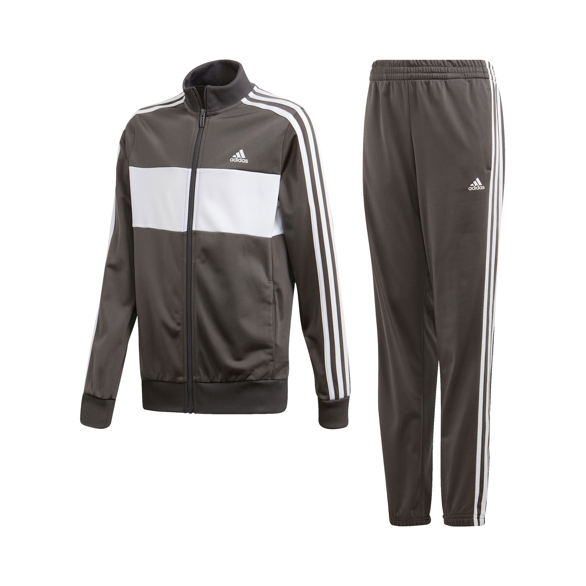 adidas Tiberio Trainingsanzug Jungen - Grau, Weiß online kaufen | CenterCourt.de