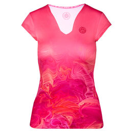 Bella 2.0 Tech V-Neck T-Shirt Damen-Pink,Mehrfarbig