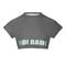 Abdominis Crop Move Tee - black