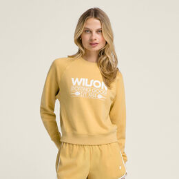 Sideline Crew Sweatshirt Damen-Goldgelb