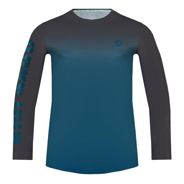 Ventris Move Printed Longsleeve - grey/petrol